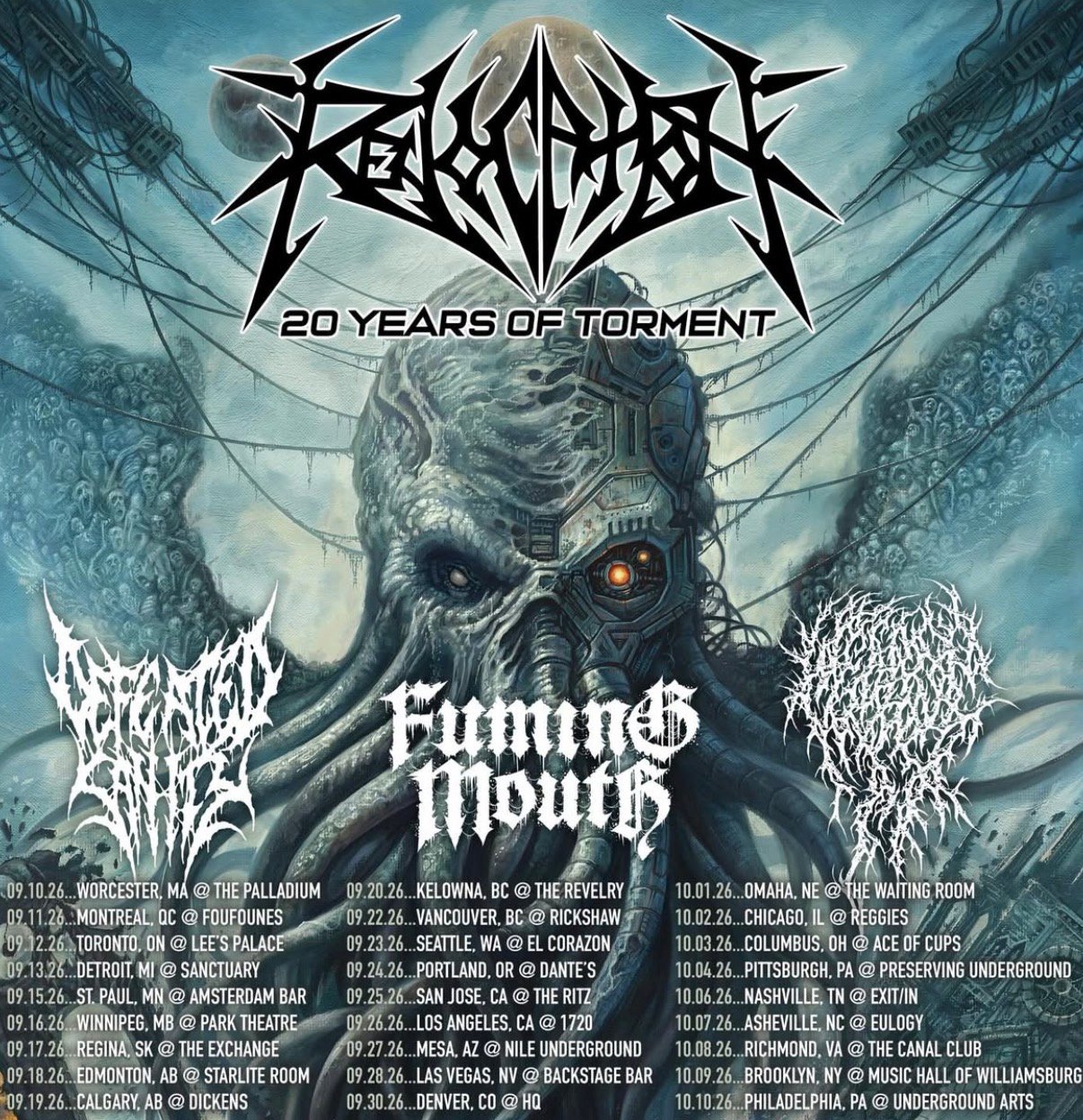 Revocation — 20 Years of Torment Tour 2026