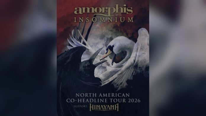 Amorphis and Insomnium 2026 North American co-headline tour Amorphis and Insomnium 2026 North American co-headlining tour admat