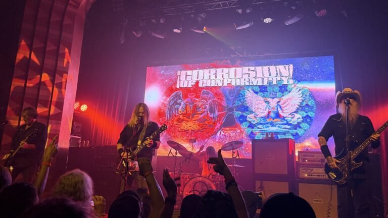 Live Review: Corrosion of Conformity at The Regent Theater, Los Angeles (2026) Corrosion of Conformity live at The Regent Theater, Los Angeles, July 11, 2026