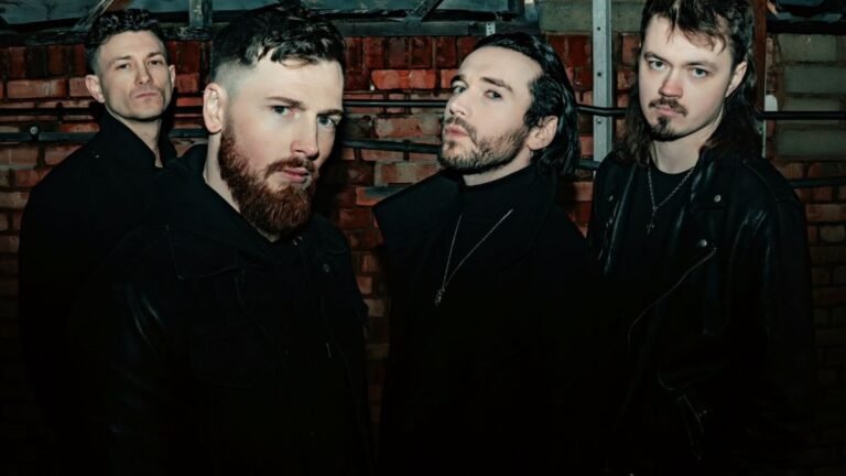 Defects band 2026 press photo, four members in a tunnel