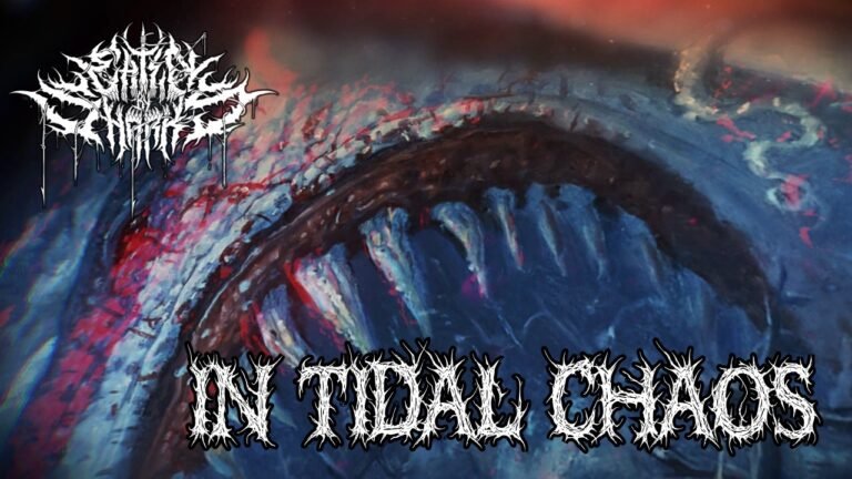 Eaten By Sharks — "In Tidal Chaos" lyric video still, 2026