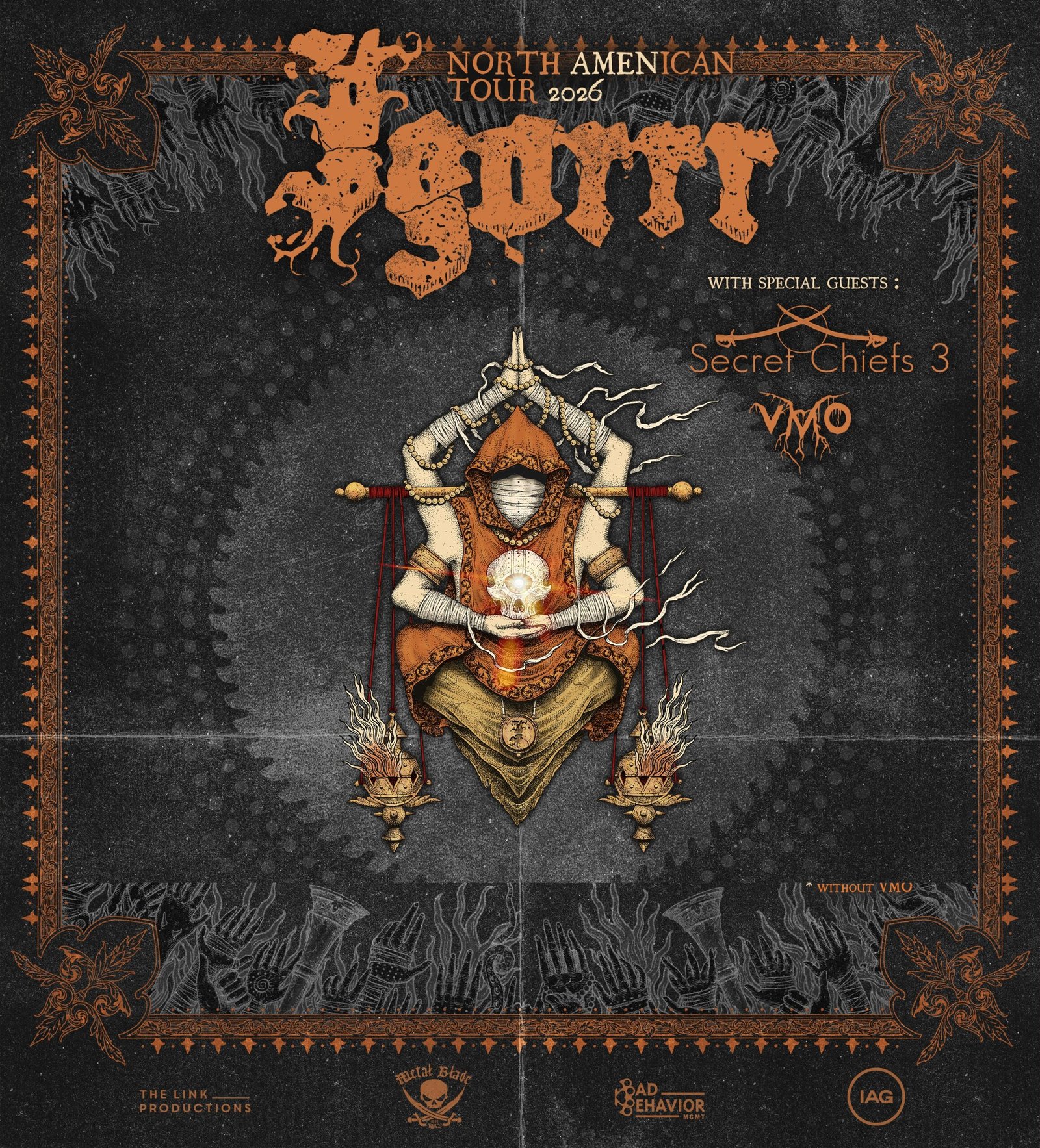 Igorrr North American Tour 2026 poster