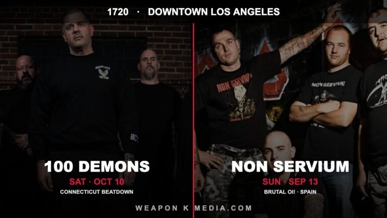 100 Demons and Non Servium at 1720, Downtown Los Angeles