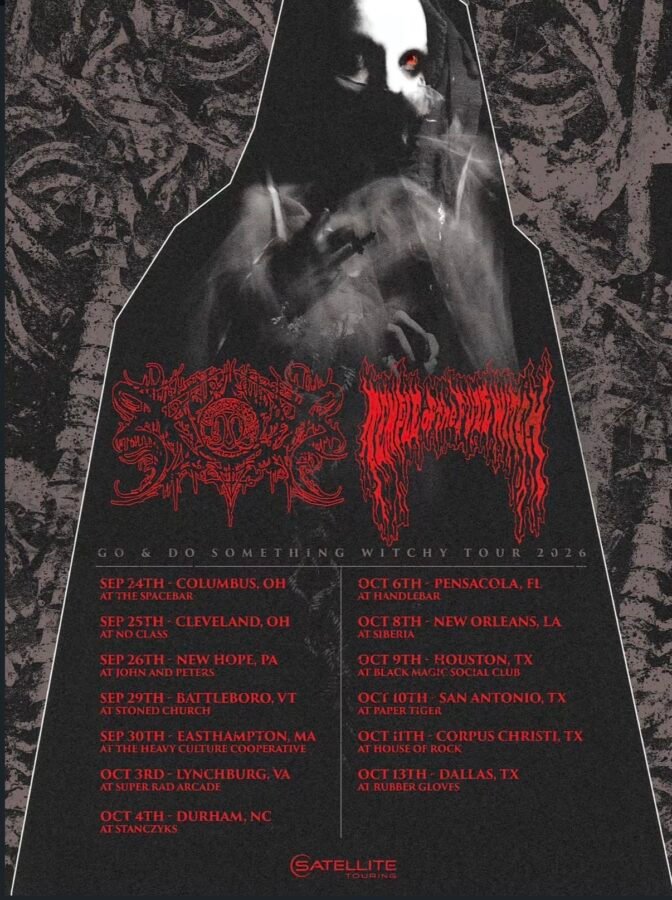 Xasthur Go and Do Something Witchy Tour 2026 poster